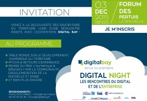 Invitation soirée digital bay la rochelle le 03 décembre 2015 Invitation soirée digital bay la rochelle le 03 décembre 2015