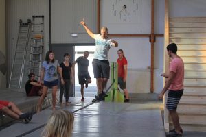 team building cerealog slackline